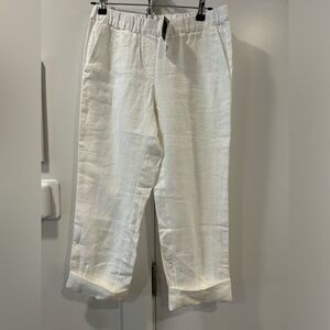 J Jill XS petite never worn white linen pants